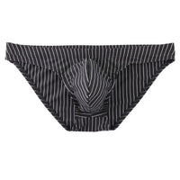 Men's Striped Low Waist Briefs Underwear