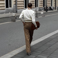 Retro Corduroy EuropeanAmerican-Style Draping Loose Casual Pants