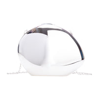 Golden Acrylic Metallic Goose Egg Box Banquet Clutch