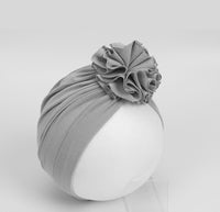 Pleated flower hat