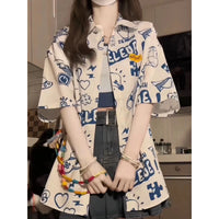 Student Loose Slim Fit Casual Shirt