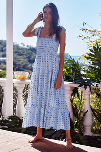 Womens Printed Long Slip Dress