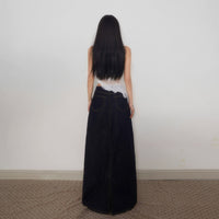 Summer New Arrival American-Style Retro High-Waist Straight Pencil Skirt