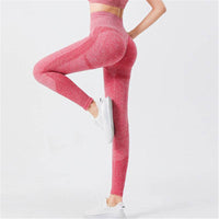 Women's High Waisted Leggings Are Breathable Elastic Shaping And Suitable For Running Yoga And Exercise