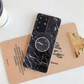 Mobile phone shell glossy marble pattern