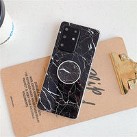 Mobile phone shell glossy marble pattern