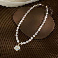 Spring New Arrival Natural Seedless Freshwater Pearl Necklace