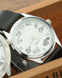 Simple And Casual Eating And Drinking Quartz Watch
