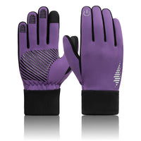 Men's Fleece-lined Anti-slip Thick Warm Riding Gloves