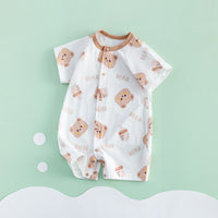 Thin Short Sleeve Newborn Breathable Clothes