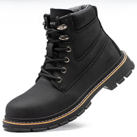 Microfiber Leather Anti-smash And Anti-puncture Work Shoes