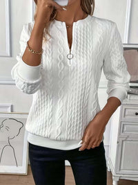 European And American Zipper Sweater Women's Coat Cardigan
