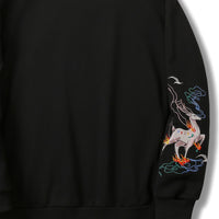 Fashion Embroidered Sweater Deer Round Neck Cotton Jacket Shirt