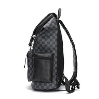 Korean Casual Checkered Printed Large Capacity Backpack
