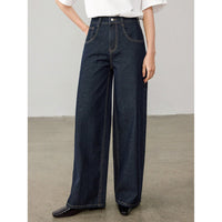 Women's Vintage High Waist Straight Leg Jeans