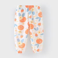 Baby Anti Mosquito Pants Summer Thin Cotton Ankle-tied Puff