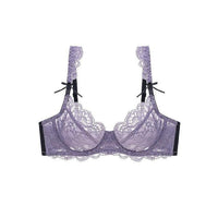 Sexy Lace Bra Ultra-thin Transparent Bow