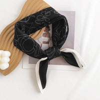 Printed 65cm Kerchief Scarf Shawl