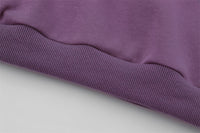 Simple Embroidered Letter Hooded Sweater For Men