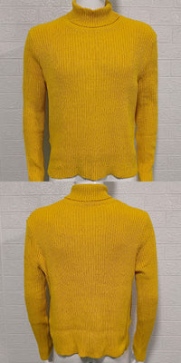 High-neck Slim-fit Long-sleeve Knitted Pullover Base Shirt