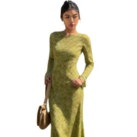 Womens Stylish High-end Figure-flattering Slimming Dress