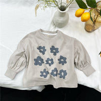 Children's Sweater Long Sleeved Bottom Printed