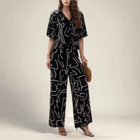 Ultra Relaxed Casual Petal Top Setcomfortable Two Piece Outfit