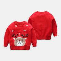 Baby round neck long sleeve sweater
