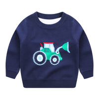 Children's sweaters, boys' sweaters, cotton warm sweaters, cartoon cute