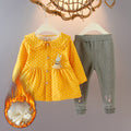 Girls' western style two-piece suit