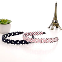 Hollow chiffon woven headband
