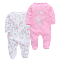 Q2-Piece Baby One-Piece Cotton Romper For Infants
