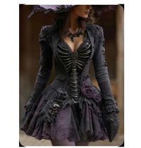 American-Style Dress With Digital Print