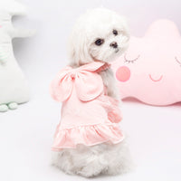 Small dog sweet suspender skirt