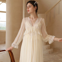 Women's Two Piece Suspender Nightdress