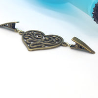 Korean Retro Alloy Jewelry Sweater Clip Scarf Buckle Scarf Tightening Clip