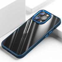 Transparent Lens Metal Large Hole Phone Case