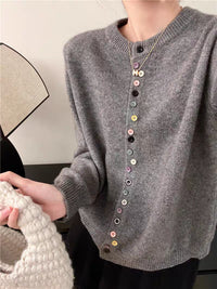 Slimming Soft Long-sleeved Shirt Knitted