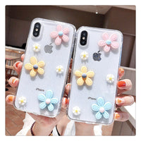 Glitter chrysanthemum mobile phone case