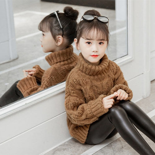 Girls plus fleece sweater