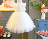 Super fairy dark flower dress princess dress