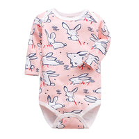 Cotton One-piece Long Sleeve Triangle Romper