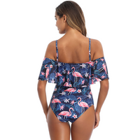 One-piece sexy backless bikini