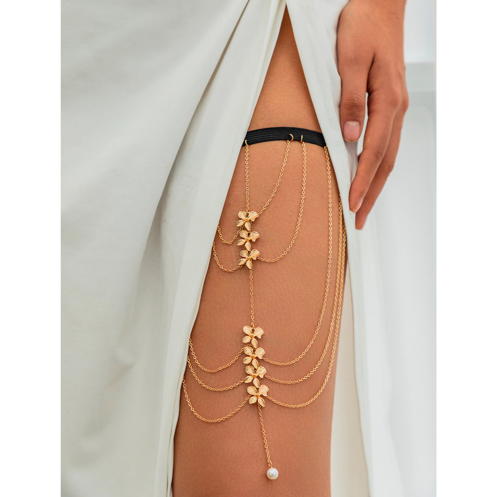 Multi-layer Chain Star Leg Ring Thigh Chain