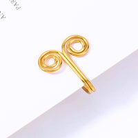 Fake Piercing Nose Nails Are Exaggerated And Hand-wound To Avoid Perforation