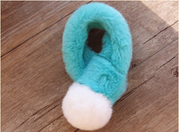 Christmas Bib Ornament Decoration Pet Saliva Towel Winter Warm Scarf
