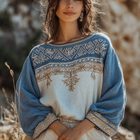 French-style Chic Long-sleeve Blouse For Wome Spring New Arrival Loose Fit