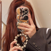 Cold Wind Electroplating Love Mobile Phone Case