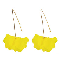 Exaggerated Three-dimensional Petal Flower Earrings