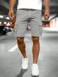 Fashion Personality Men's New Woven Five-point Pants